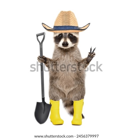 Similar – Image, Stock Photo Broom and shovel standing at brick wall