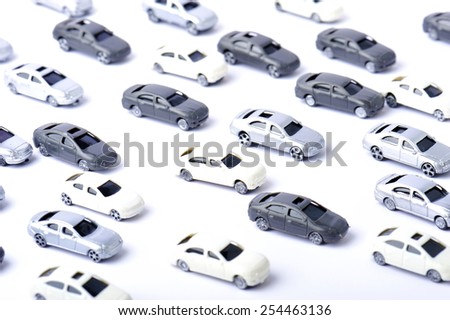 A lot of car