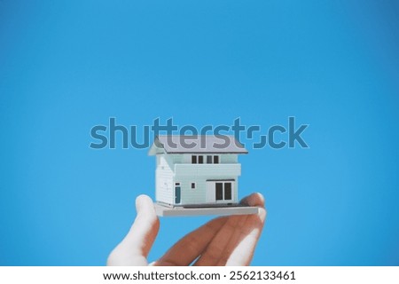 Similar – Image, Stock Photo Small houses in the big city