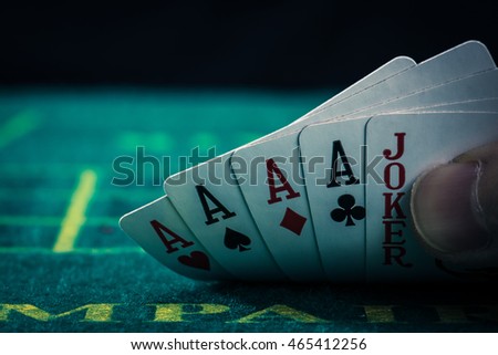 Casino Poker 商業照片 © 
