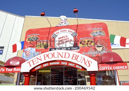 SAN DIEGO, CA -  JULY 2011:  Scene from the San Diego County Fair on July 1, 2011 in San Diego, California. In recent years, attendance figures have risen above a million annually.