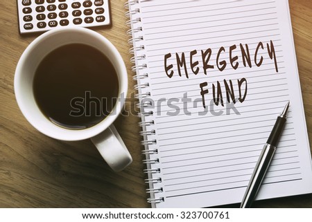 Thinking on Emergency Fund, personal finance conceptual