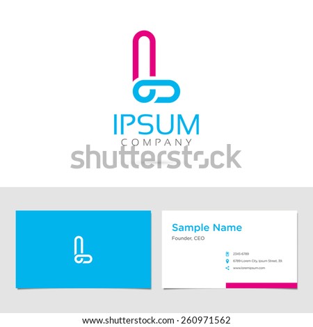 Vector Graphic Elegant Impossible Alphabet Symbol Identity Business Card In Two Colors Letter Vector Graphic Elegant Impossible Alphabet Symbol Identity Business Card In Two Colors Letter