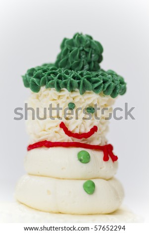 Snowman christmas dessert