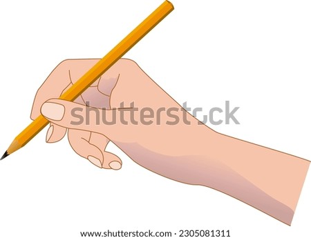 Similar – Image, Stock Photo Hand holding core of an apple