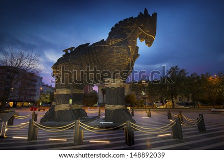 Troy Trojan horse Turkey