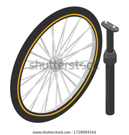 Replacement part icon. Isometric illustration of replacement part vector icon for web
