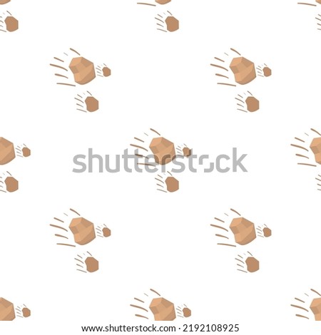 Throwing stones pattern seamless background texture repeat wallpaper geometric vector
