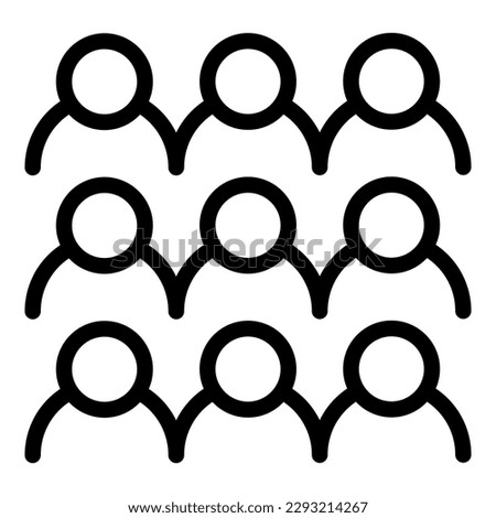 People migration icon outline vector. Refugee help. Poor help