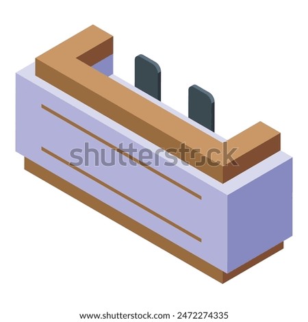 3d isometric illustration of a dual inline package  dip  switch used for electronic circuits