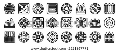 Similar – Image, Stock Photo round manhole cover on rain wet road