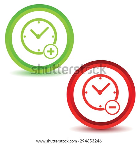 More time icons set. Simple illustration of two more time icons vector isolated on white background
