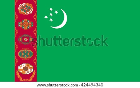 Turkmenistan flag