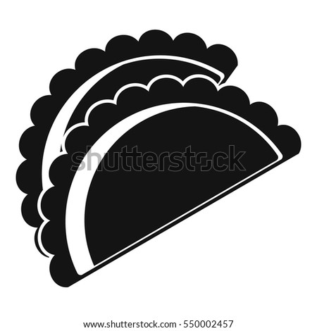 Empanadas de pollo icon. Simple illustration of empanadas de pollo vector icon for web