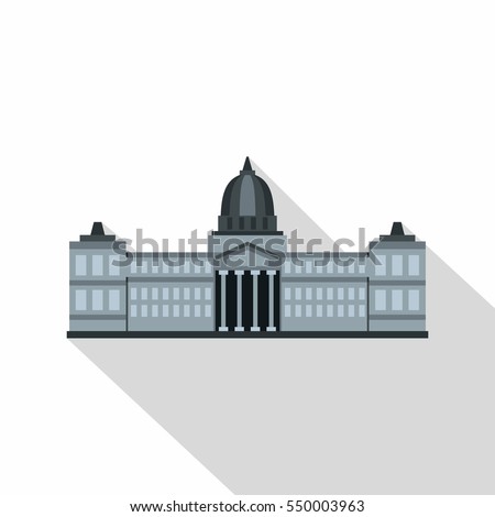 National Congress Building, Argentina icon. Flat illustration of National Congress Building, Argentina vector icon for web isolated on white background