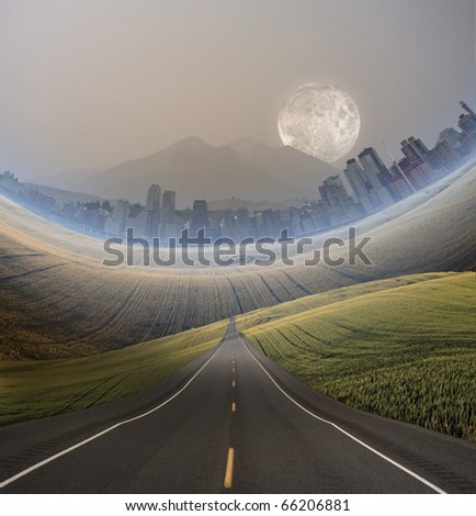 High Resolution Road to City