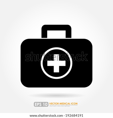 First aid or medical kit icon