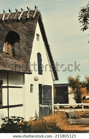 Cute and simple european house in the countryside. Hotel in Dragor, Copenhagen, Denmark.