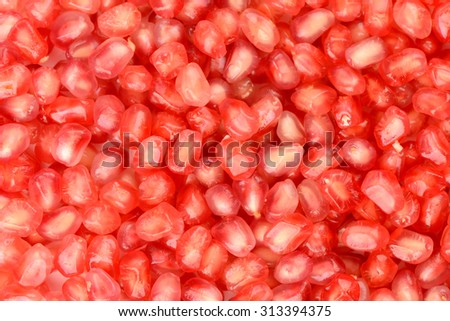 Abstract pattern of pomegranate or ruby fruits super food