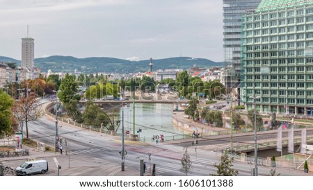 Similar – Image, Stock Photo Vienna, Danube Canal