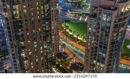 Similar – Image, Stock Photo Garden plot between two buildings in spring