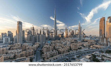 Similar – Image, Stock Photo Dubai by night