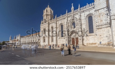 Similar – Foto Bild Panorama mit dem Jeronimos-Kloster in Lissabon