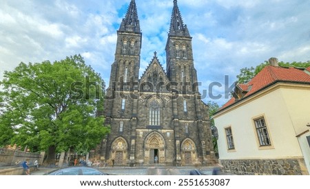 Similar – Foto Bild St. Peter und Paul thront über der Altstadt