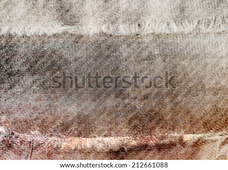 Old dirty grunge fabric textured material. Filtered color.