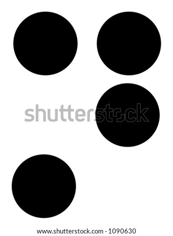 Alphabet Letter N In Braille Stock Photo 1090630 : Shutterstock