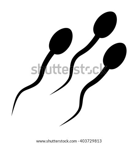 Sperm Cells / Spermatozoon Flat Icon For Apps And Websites Stock Vector ...