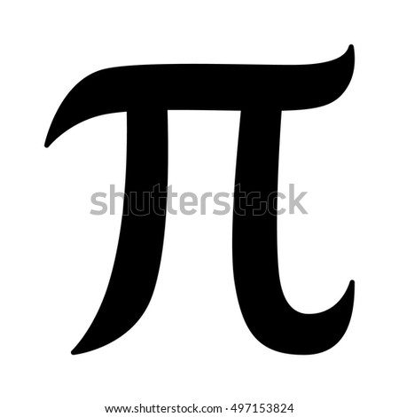Pi 3.14 mathematical constant sign or symbol flat vector icon for math apps and websites