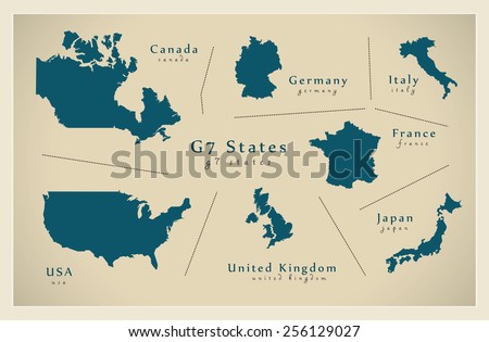 Modern Map - G7 States