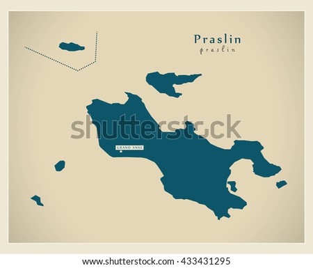 Modern Map - Praslin SC