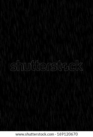 Rain isolated on black background. Easy to compose over by setting opacity mode to Screen.