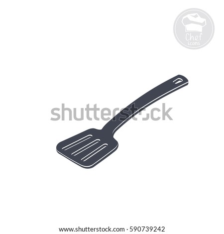 simple spatula image for grilling