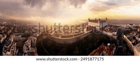 Similar – Image, Stock Photo Danube in the mist