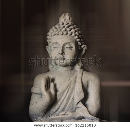 buddha meditation closeup