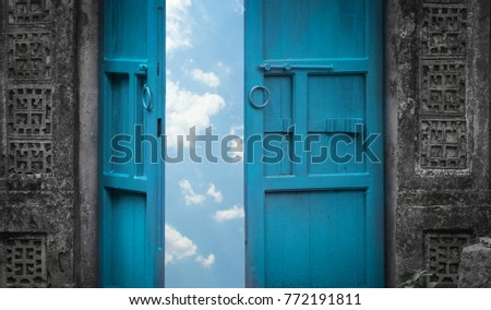 Similar – Image, Stock Photo Gate to paradise