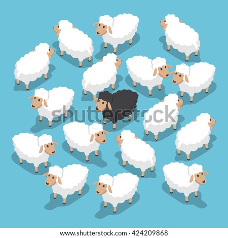 Similar – Image, Stock Photo Flock of sheep standing behind wooden gate
