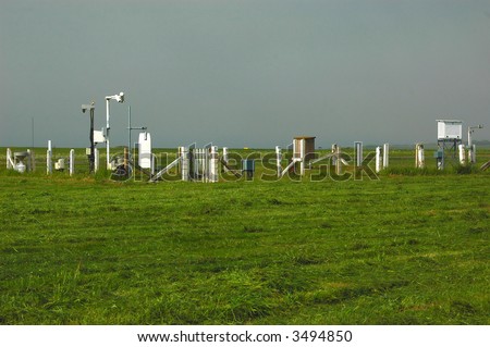 A weather station used by the Met office in the UK on an airfield.
