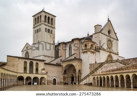 The Papal Basilica of St. Francis of Assisi is the mother church of the Roman Catholic Franciscan Order in Assisi, Italy.
