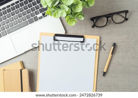 Similar – Image, Stock Photo Top view of flat lay with tropical fruits on a tray