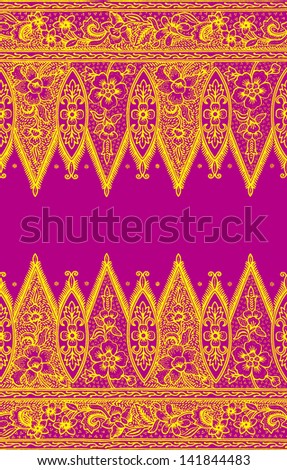 Pattern for traditional clothes malaysia with batik texture
