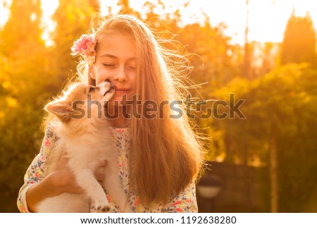 Young Teen Dog Lick