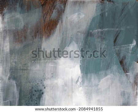 Abstract painting. Versatile artistic image for creative design projects: posters, banners, cards, websites, books, prints and wallpapers. Acrylic on cardboard. Neutral colours.
