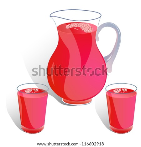 Similar – Image, Stock Photo Glasses and carafe with red wine on table