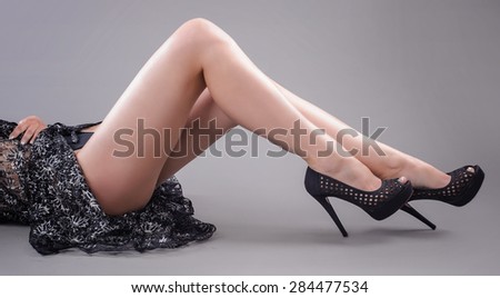 Sexy legs. Legs Of A Sexy Young Woman