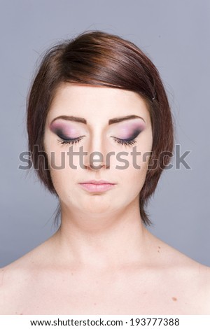 Make up step by step before - after: Seventh Step