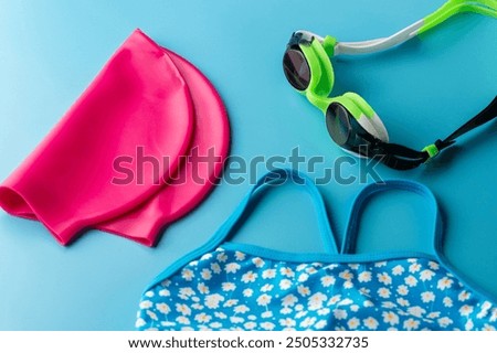 Similar – Image, Stock Photo Go for a swim! Boy (child)